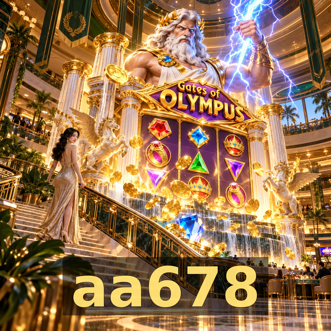 Variedade de jogos disponíveis na plataforma aa678
